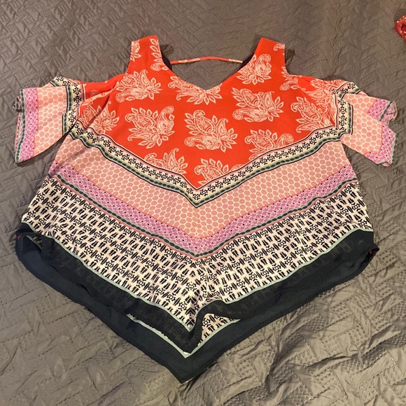 Dr2 Cold Shoulder Blouse - Picture 1 of 1